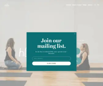 Homeyoganyc.com(HOMe Yoga) Screenshot