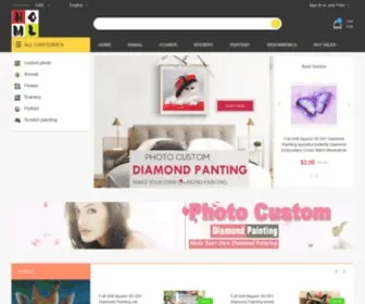 Homhol.com(DIY full diamond painting HOMHOL factory store) Screenshot