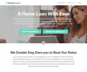 Homieloans.com(Low rates) Screenshot