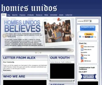 Homiesunidos.org(Homies Unidos) Screenshot