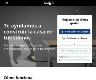 Homify.es(Portal líder en Arquitectura y Diseño de Interiores) Screenshot