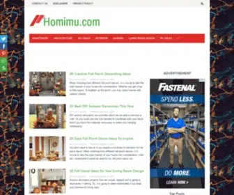 Homimu.com(Creative Home Decor Ideas) Screenshot
