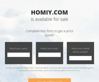 Homiy.com(Contact us for any business inquiries) Screenshot