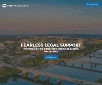 Homlarlaw.com(Augusta Georgia Based Experienced Civil And Criminal Lawyer) Screenshot