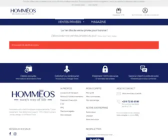 Hommeos.com(Ventes) Screenshot