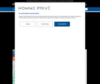 Hommeprive.com(Ventes Privées Homme) Screenshot