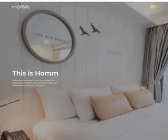 Hommhotels.com(Homm Hotels by Banyan Tree Group) Screenshot