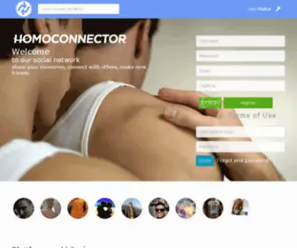 Homoconnector.com(Homoconnector) Screenshot