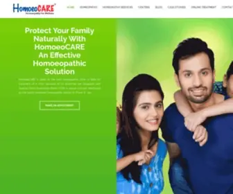 Homoeocare.co.in(Online Homeopathy Consultation and Treatment) Screenshot