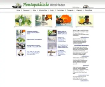 Homoeopathische-Mittel-Finden.de(Homöopathie) Screenshot