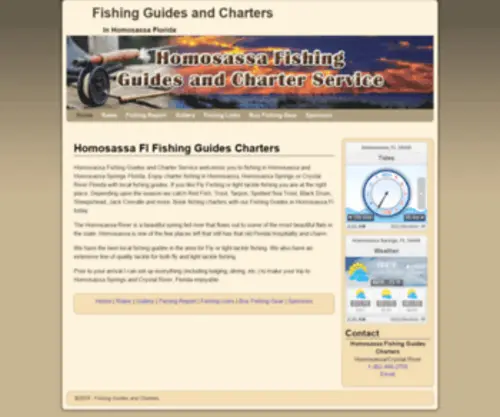 Homosassaflyfishing.com(Crystal river florida guide service) Screenshot