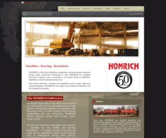 Homrichinc.com(Demolition) Screenshot