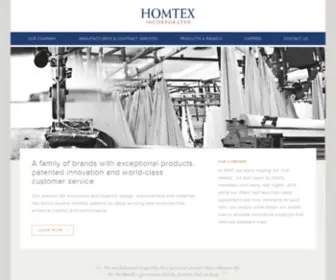 Homtex.com(Joomla) Screenshot