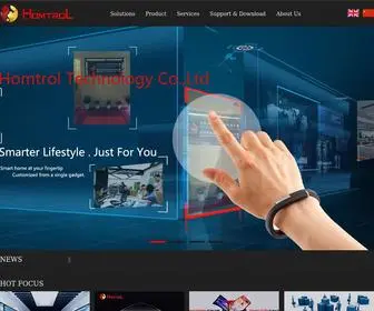 Homtrol.com(Homtrol Technology Smart Home Automation) Screenshot