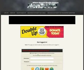 Hon3YHD.com(Hon3YHD) Screenshot