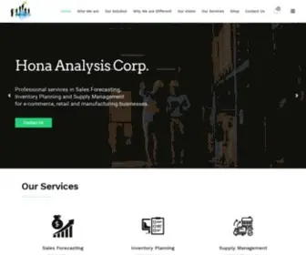 Honaanalysis.com(Hona Analysis Corp) Screenshot