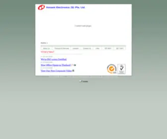 Honami.com.sg(Honami Electronics (S) Pte Ltd) Screenshot