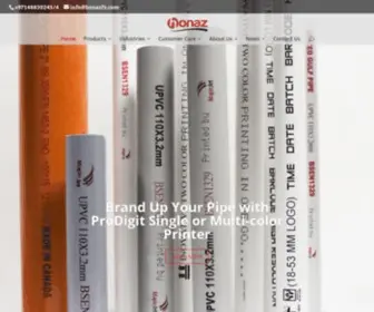 HonazFz.com(Industrial inkjet printers with DOD coding and marking technology for production and expiry date) Screenshot