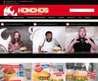 Honchos.co.za(Home) Screenshot