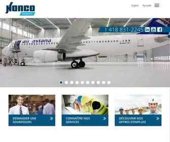 Honcobuildings.com(Honco: Fabricant de bâtiments d'acier et entrepreneur général) Screenshot