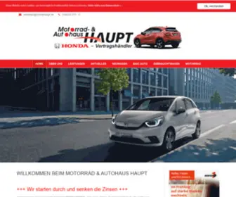 Honda-Haupt-Leipzig.de(Ihr HONDA) Screenshot