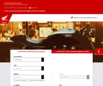 Honda-Motos.com(Portail de l'occasion Honda) Screenshot