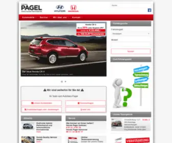 Honda-Pagel.de(Honda Pagel) Screenshot