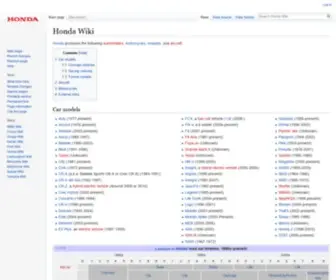 Honda-Wiki.org(Honda Wiki) Screenshot