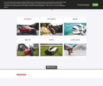 Honda.at(Willkommen bei Honda) Screenshot