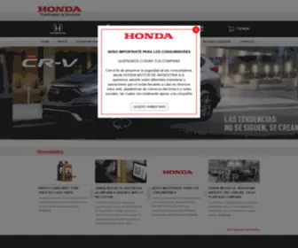 Honda.com.ar(Honda Argentina) Screenshot