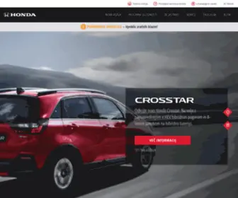 Honda.si(Honda Slovenija uradna stran) Screenshot