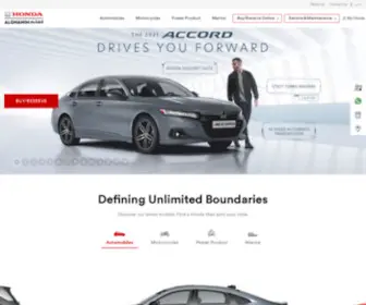 Hondaalghanim.com(Alghanim Automotive) Screenshot