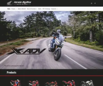 Hondabigbike.com.my Screenshot