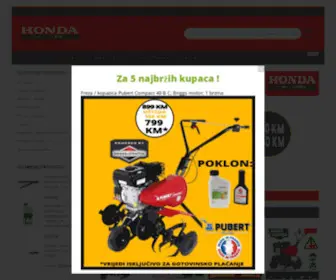 Hondabih.ba(HONDA proizvodi) Screenshot