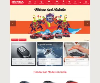 Hondacarsindia.com(Honda Brio) Screenshot