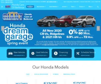 Hondacarsofbellevue.com Screenshot