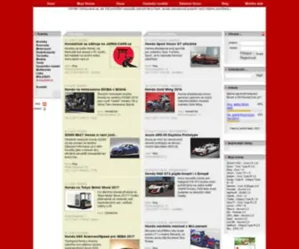 Hondaclub.cz(Stránka majitelů a fanoušků vozidel značky Honda. Novinky) Screenshot