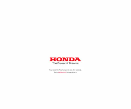 Hondaeco.eu(Honda's Commitment to the Environment) Screenshot