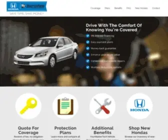 Hondaextendedcarewarranty.com(Honda Extended Protection Care Warranties) Screenshot