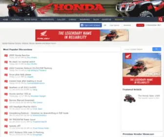 Hondaforeman.com(Honda Foreman Forums) Screenshot