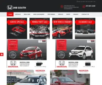 HondajHB.co.za(Honda JHB) Screenshot