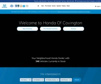 Hondaofcovington.com(Honda Of Covington) Screenshot