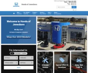 Hondaofjonesboro.com(Honda of Jonesboro) Screenshot