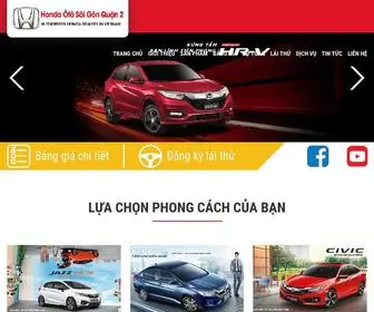 Hondaotonhapkhau.com(Honda) Screenshot