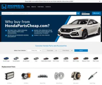 Hondapartscheap.com Screenshot