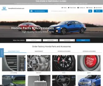 Hondapartsoverstock.com(RevolutionParts) Screenshot