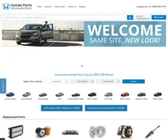 Hondapartswholesaledirect.com(Discount OEM Honda Parts and Accessories) Screenshot