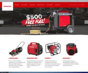 Hondapowerequipment.co.nz(Honda Power Equipment) Screenshot