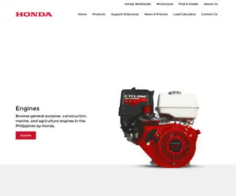 Hondapowerproducts.ph(Honda Power Products) Screenshot