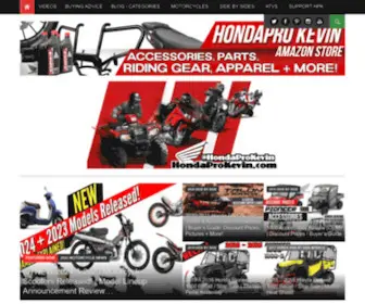 Hondaprokevin.com(Motorcycles / ATVs / UTVs) Screenshot